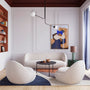 Paula 2 Seater Sofa - Maya Cream Boucle
