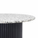 Cosmos Coffee Table (Black, Terrazzo, 85cm)