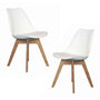 Jaden Dining Chair (Set of 2) - White / Oak