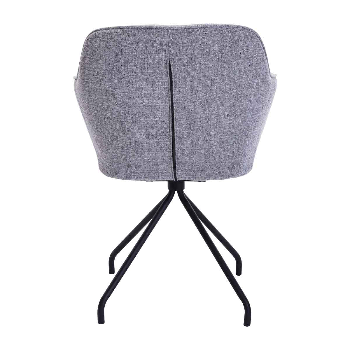 Life Interiors - Buy Levi Swivel Fabric Dining Arm Chair & Furniture ...
