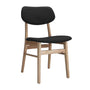 Ari Fabric Dining Chair - Black / Ash