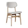Ari Fabric Dining Chair - Cream / Ash