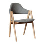 Sergio Fabric Dining Chair - Grey Weave / Ash