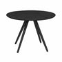 Coco Dining Table (90cm) - Black