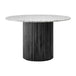 Cosmos Dining Table (Black, Terrazzo, 105cm)