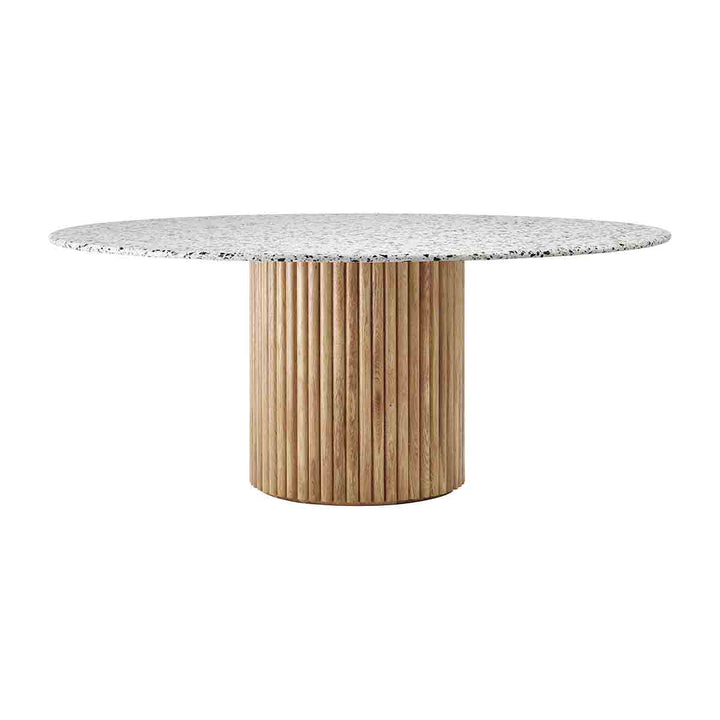 Cosmos Dining Table (Oak, Terrazzo, 150cm)