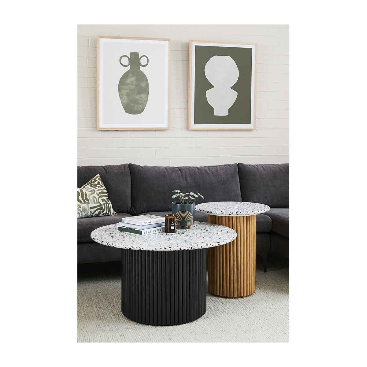 Terrazzo coffee deals table round