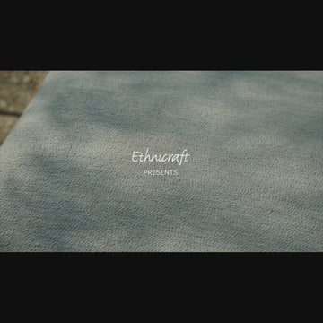 Jack Outdoor Fabric 4 Seater Sofa (Teak, Natural)