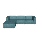 Danny Dust Blue Textured Weave