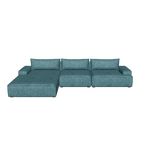 Danny Dust Blue Textured Weave