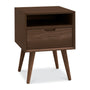 Orbit 1 Drawer Night Stand - Walnut