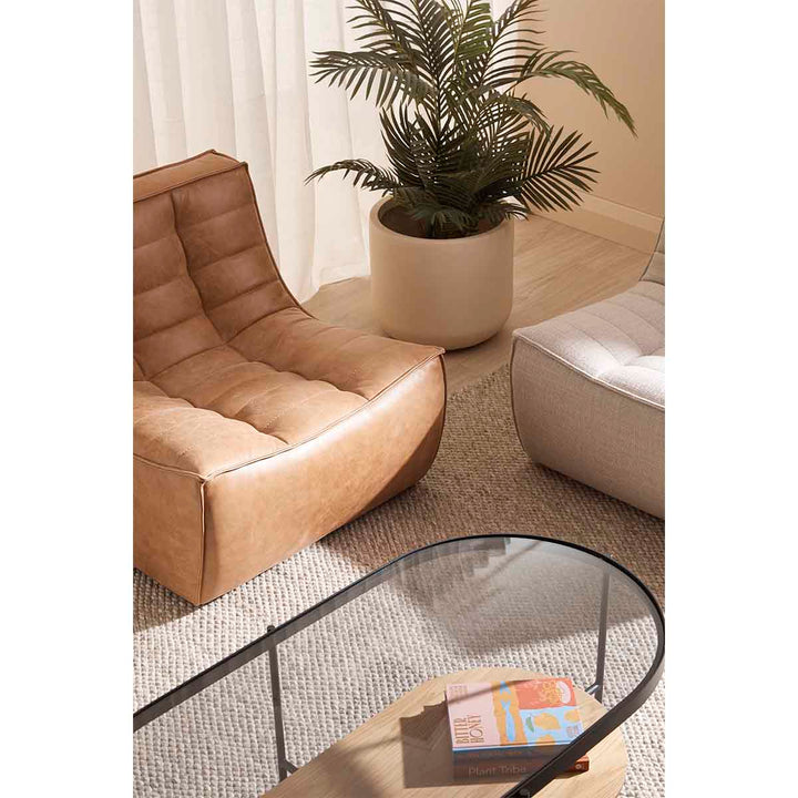 Glam Oval Coffee Table