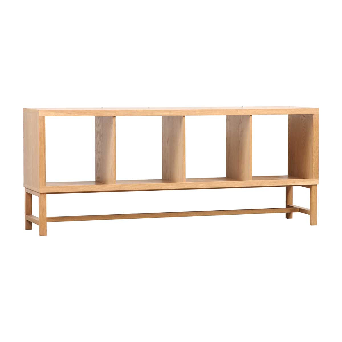 Low line clearance bookshelf