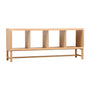 Olsen Low Bookshelf - Oak