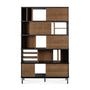 Oscar 5 Sliding Door Rack - Teak
