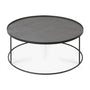 Tray Round Coffee Table - Black
