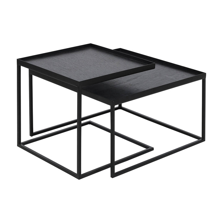 Tray Square Coffee Table Set of 2