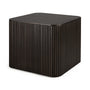 Roller Max Square Side Table - Mahogany Dark Brown