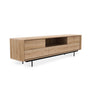 Shadow 2 Door - 2 Drawer TV Unit - Oak