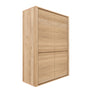 Shadow 4 Door Cupboard - Oak