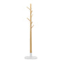 Kinn Coat Rack Stand - White / Natural