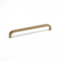 Curve Pull - Tumbled Brass / Small