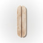 Dot Marble Handle (Large) - Travertine