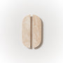 Dot Marble Handle (Small) - Travertine