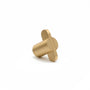 Intersect Knob - Brass