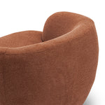 Elise Fabric Swivel Armchair