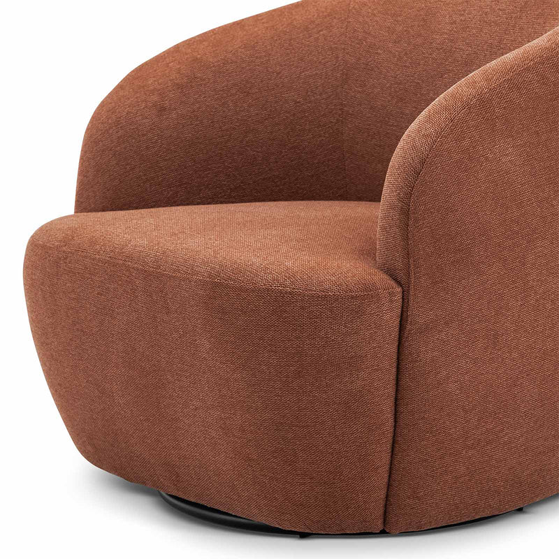 Elise Fabric Swivel Armchair