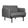 Foundry Fabric Armchair - Andorra Pewter