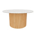 Cosmos Coffee Table (Oak, Terrazzo, 85cm)