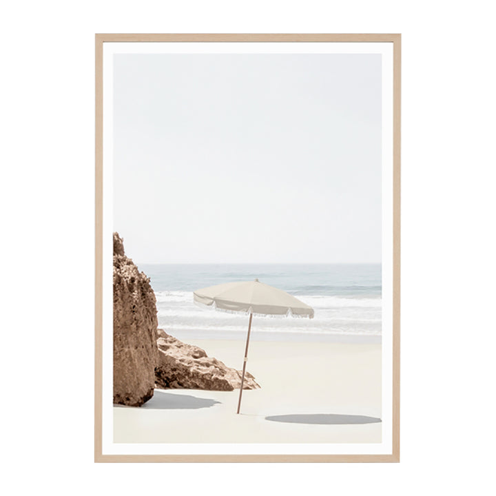 Beach Shade Framed Print