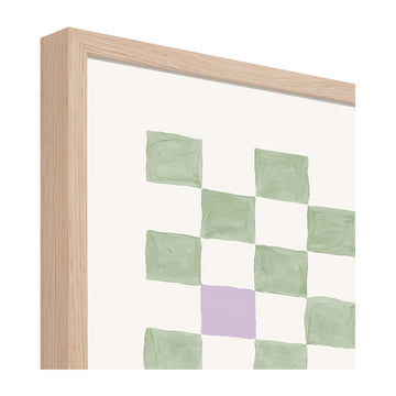 Check Mate Pistachio Print