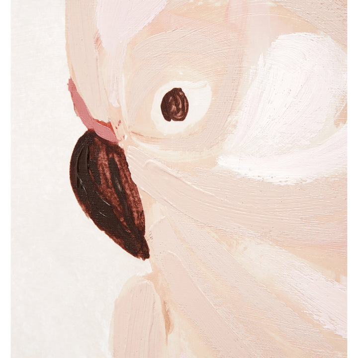 Cockatoo Portrait 2 Framed Canvas
