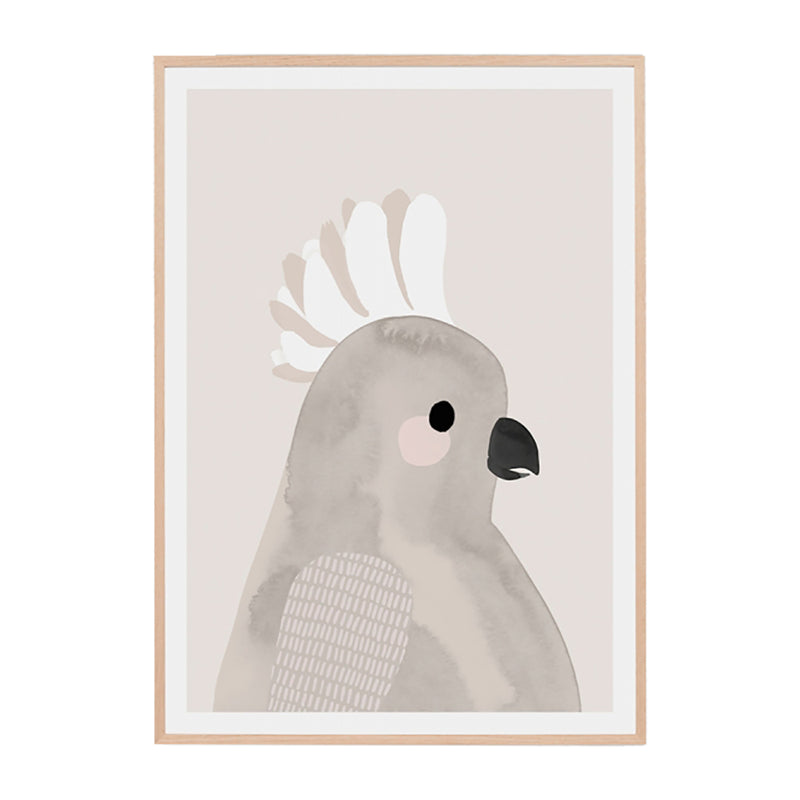 Curious Gallah Neutral Print