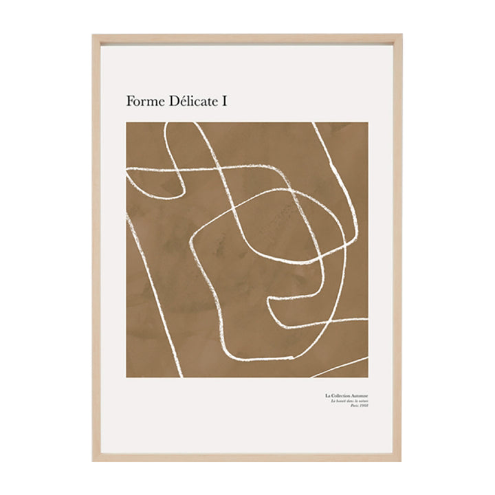 Delicate Contours 1 Framed Print