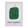 Fruit Market Lilac Print - 33 x 45cm