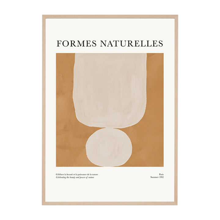 Formes Naturelles Poster Framed Print