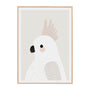 Friendly Cockatoo Neutral Print - 45 x 62cm