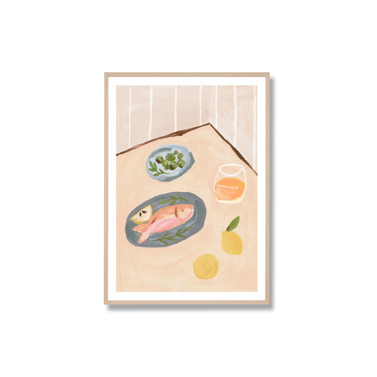 set of 3 kitchen prints – alfresco prints Images... Mediterranean Alfresco 1 Framed Print – Life Interiors