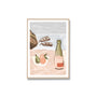 Mediterranean Alfresco 3 Framed Print - Dusk / 33 x 45cm