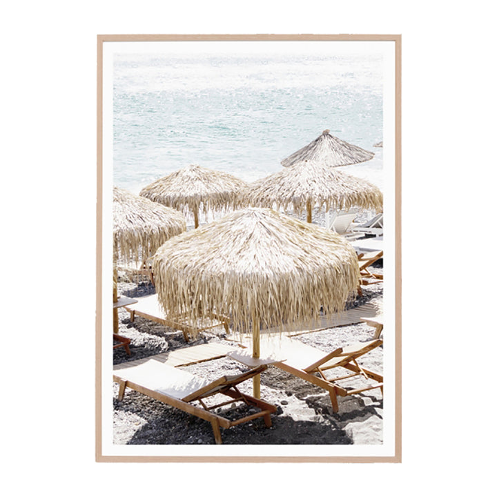Palm Umbrellas Print