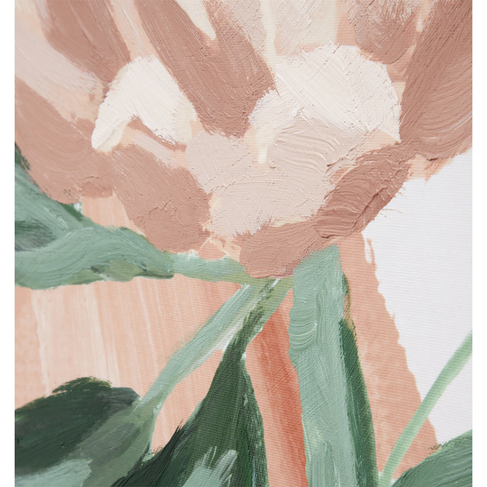 Protea Study Framed Canvas