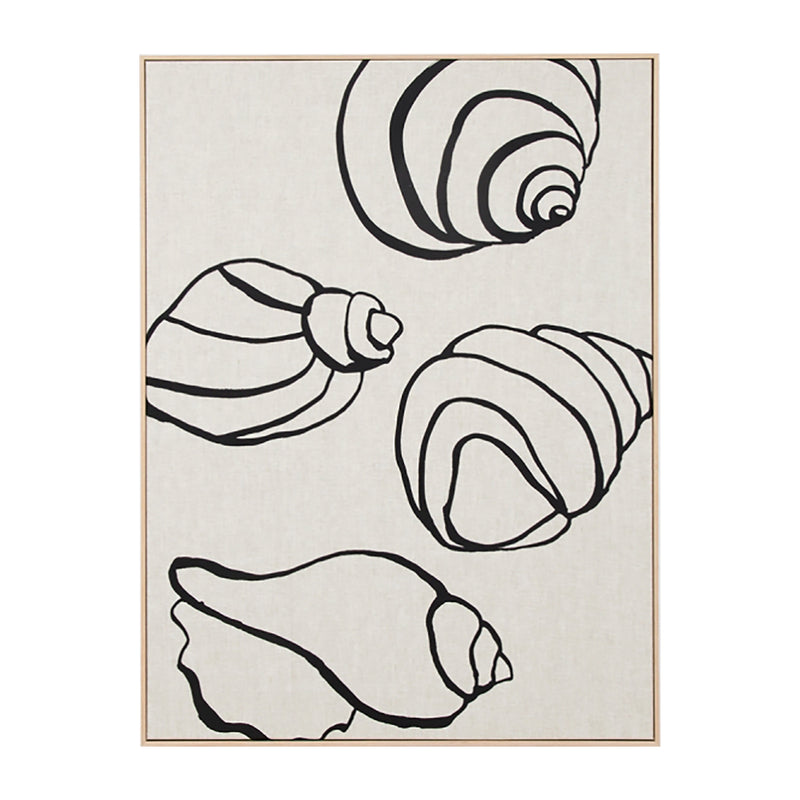 Framed Shell Collection Shell Collection Framed Screenprint – Life Interiors