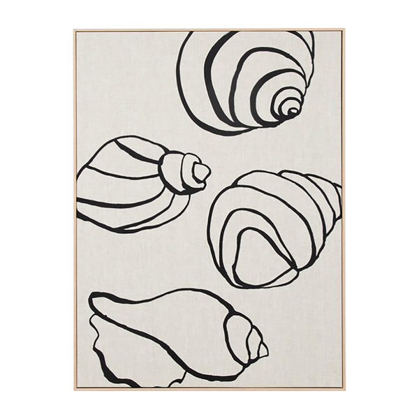 Shell Collection Framed Screenprint – Life Interiors