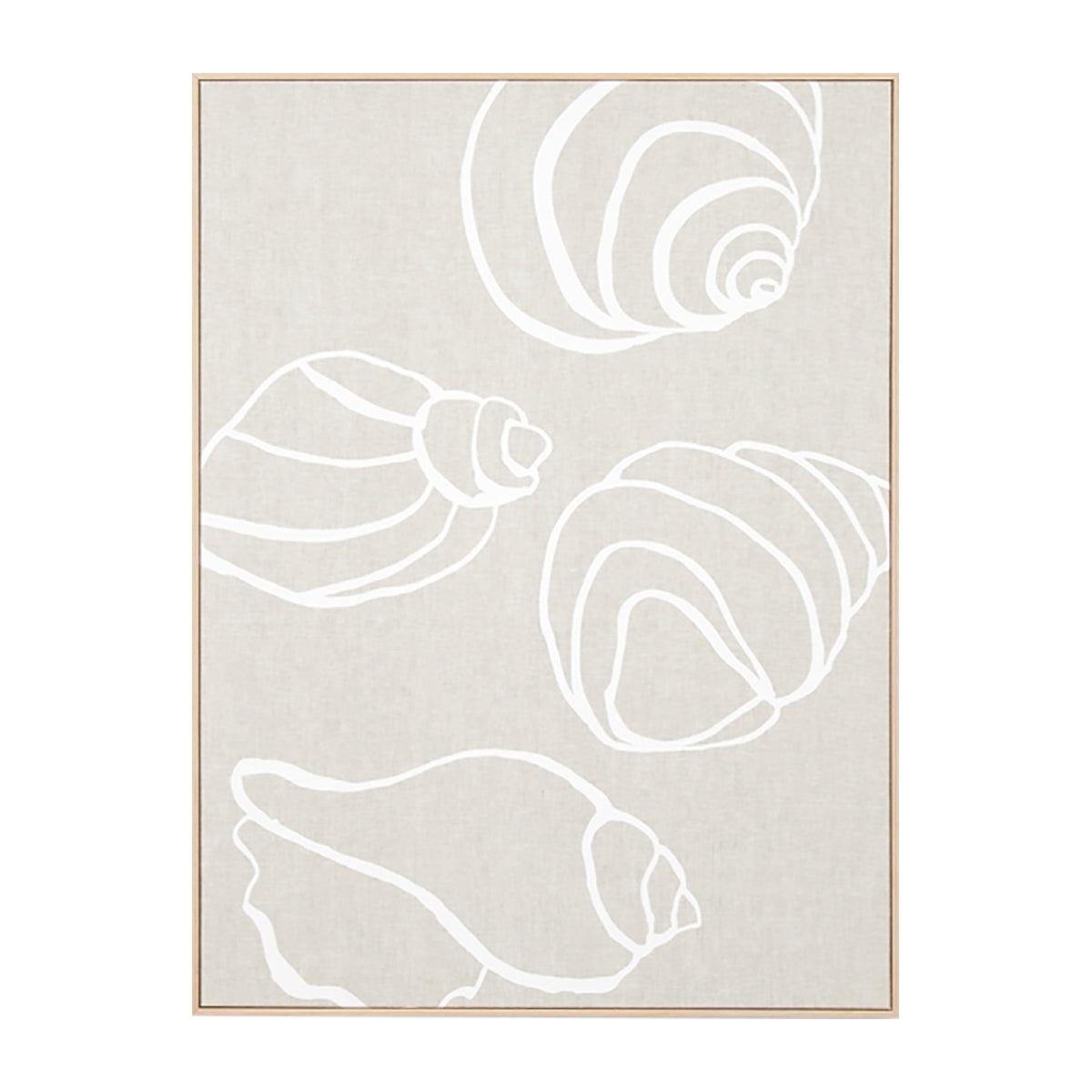Shell Collection Framed Screenprint – Life Interiors