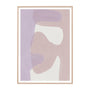 Tilmi 1 Framed Print - Lilac / 33 x 45cm