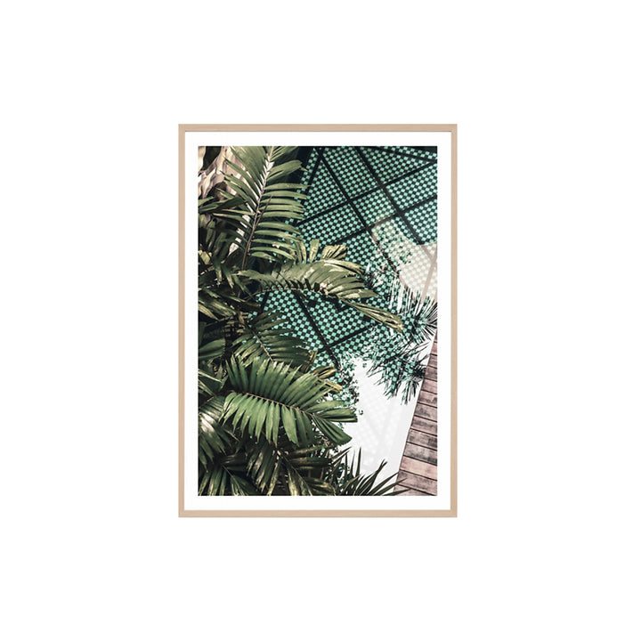 Tropical Pool Framed Print